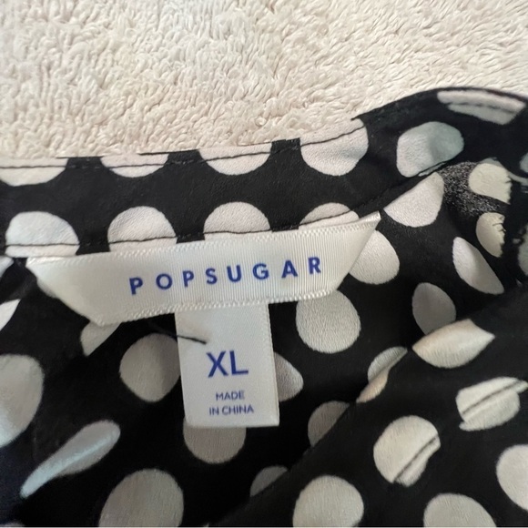 Popsugar Polka Dot Tank, Size XL - Picture 2 of 7
